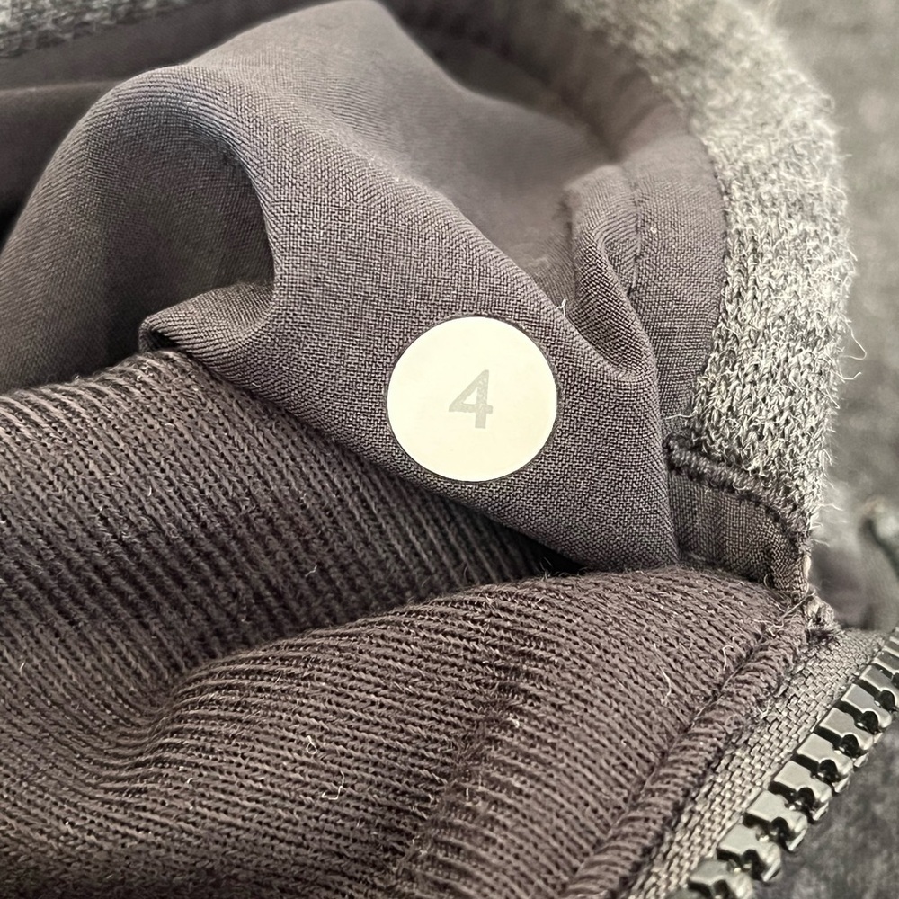 Lululemon Crew Neck Pullover Side Zip Kangaroo Pocket Size 4 - Picture 8 of 10